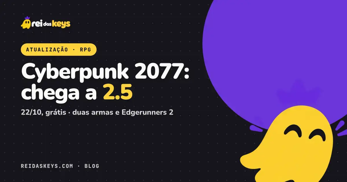 Cyberpunk 2077 atualização 2.5 traz dual-wielding e Edgerunners 2