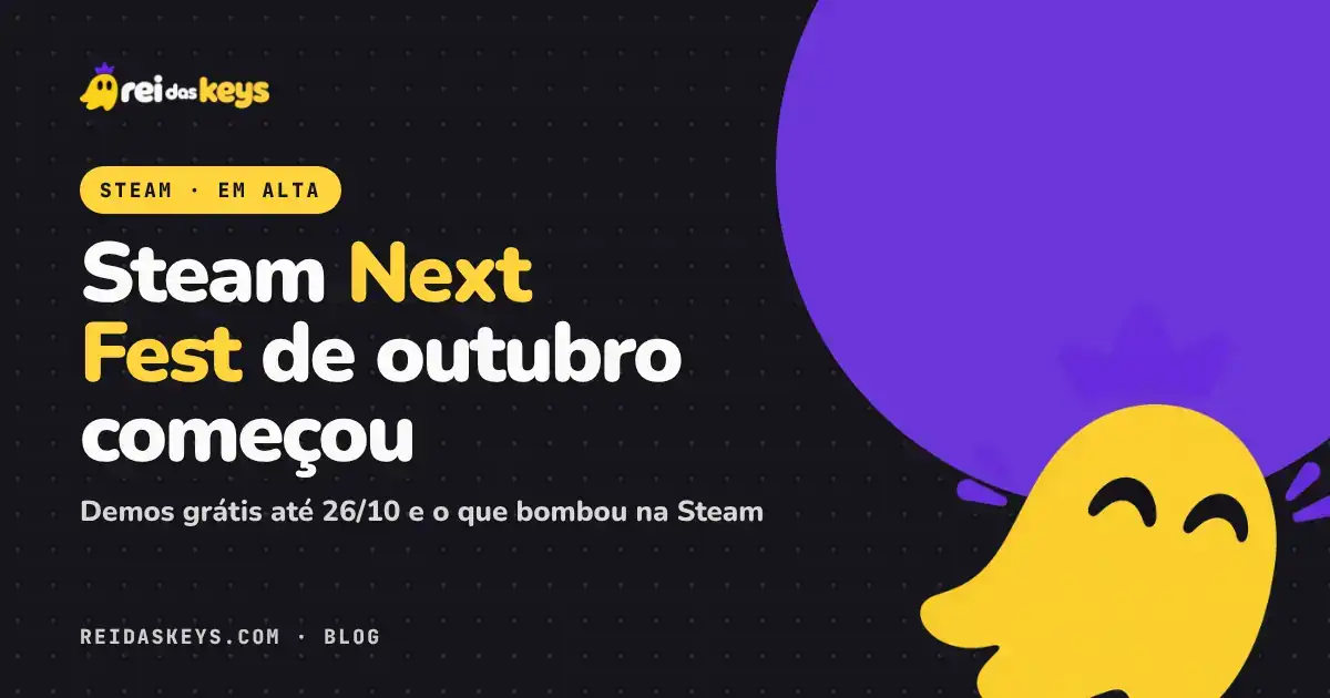 Steam Next Fest outubro 2026 datas e melhores demos grátis