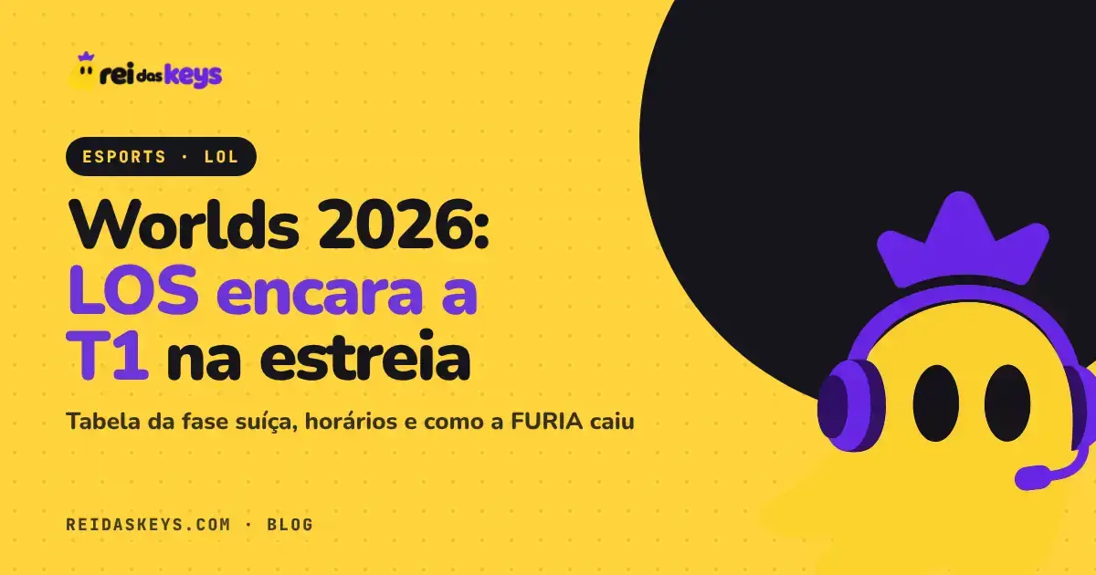 Worlds 2026 LOS x T1 na estreia e tabela da fase suíça